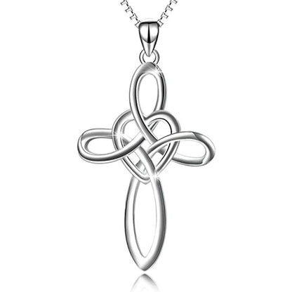 Simple Cold Style Necklace Chinese Knot Women