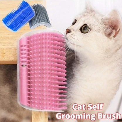 Cat Self-Grooming Brush Pet Wall Rubbing Device - X2-Shopping