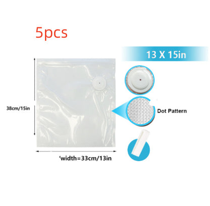 Commercial White Plastic Air Valve Compression Bag