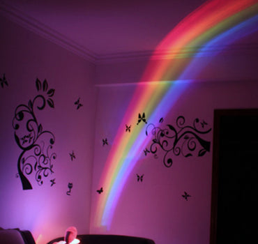 Neuartiges LED-Nachtlicht mit romantischem Himmel und Regenbogen-Projektion