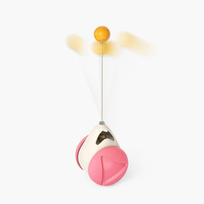 Cat Rotating Windmill Multi-Function Toys Itch Scratching Device Teeth Shining Toy - X2-Shopping