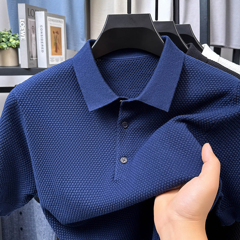 Loose Cotton Sweater Short Sleeve