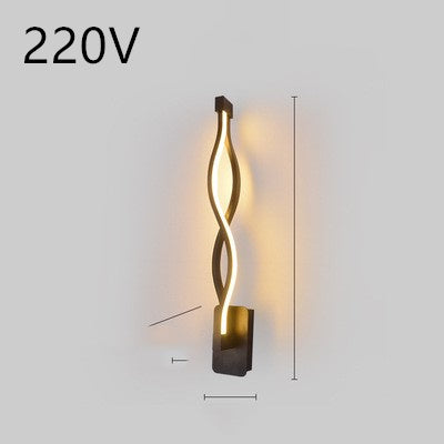 Led wand lampe nordic minimalistischen schlafzimmer nacht lampe