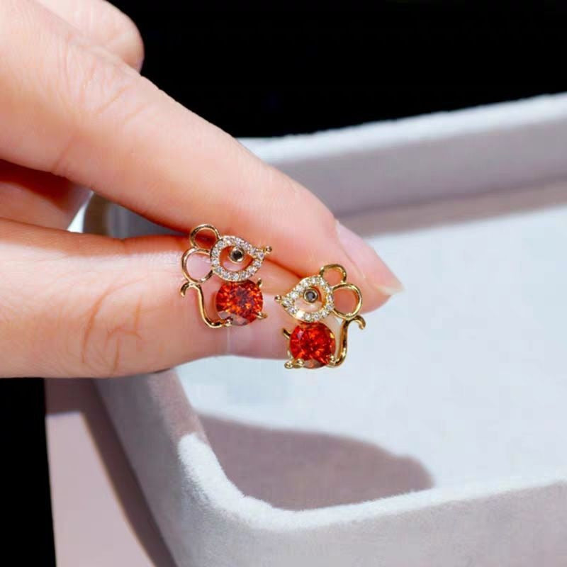 Niedlicher kreativer Persönlichkeits-kleiner Maus-Damenmodeschmuck