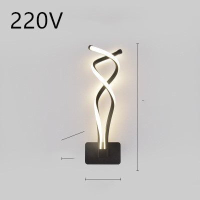 Led wand lampe nordic minimalistischen schlafzimmer nacht lampe