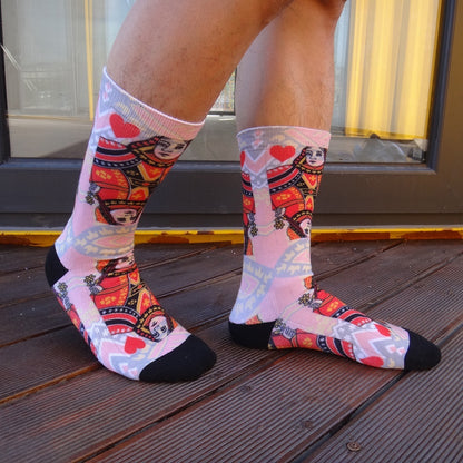 Cartoon Pet Head Face Socks - X2-Shopping