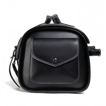 Cross-border Hot Sale Motorcycle Tail Coded Lock Of Bags And Suitcases Side Bag Prince Cruise Modified Side Bag Dark Punk