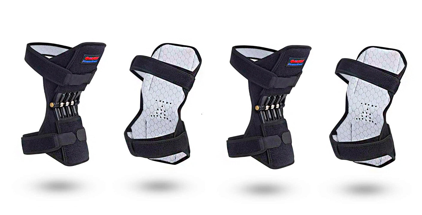 Hochwertige Knieorthese Patella Booster Spring Knieorthese Unterstützung für Bergsteigen Squat Sports Knee Booster