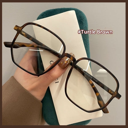 Large Frame Irregular Glasses Round Face Super Light Oversized - X2-Shopping