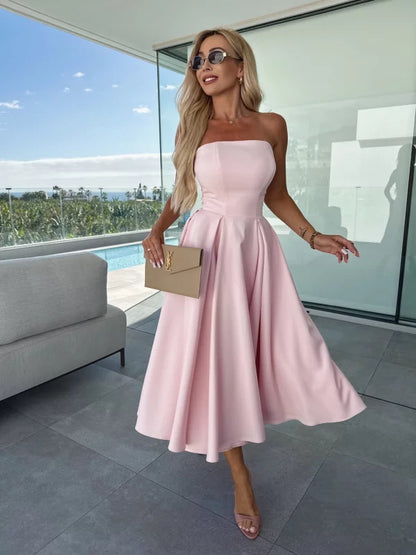 Women's Elegant Retro Dopamine Dress