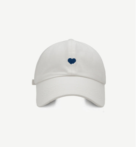 Preppy Style Love Embroidery Ponytail Half Topless Hat - X2-Shopping