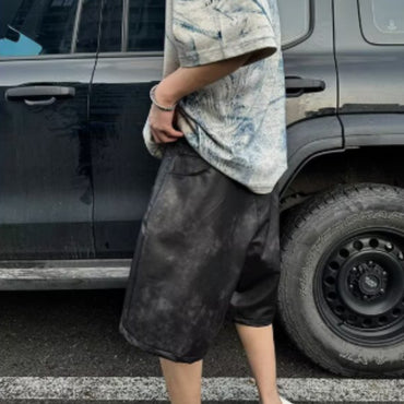 Summer Washing, Aging, Dirty Printing, Full Printing, Tie Dyeing, Painting, Dirty T-shirt