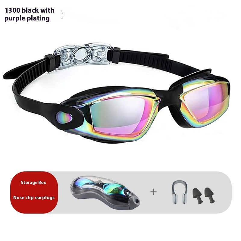 HD Waterproof Anti-fog Electroplating Goggles - X2-Shopping