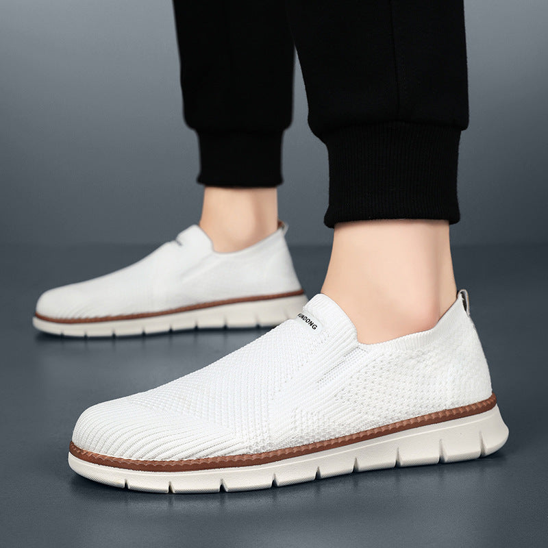 Mesh Breathable Flyknit Casual Shoes