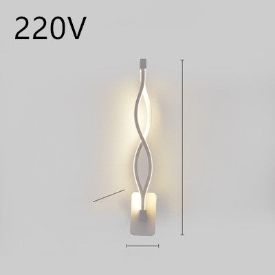 Led wand lampe nordic minimalistischen schlafzimmer nacht lampe