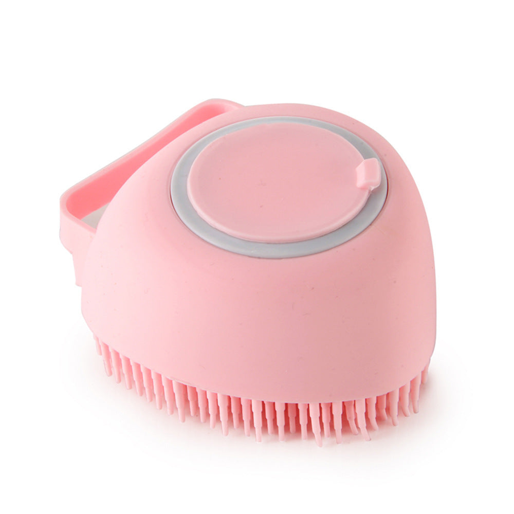 Silicone Dog Bath Massage Gloves Brush Pet Cat Bathroom Cleaning Tool Comb Brush For Dog Can Pour Shampoo Dog Grooming Supplies - X2-Shopping