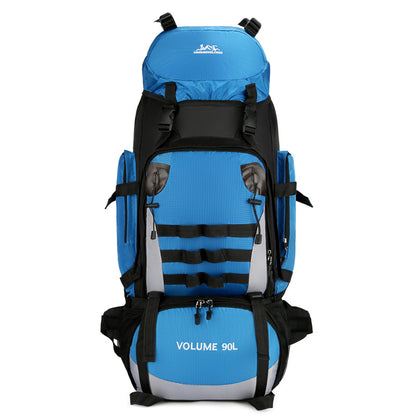 90L Large Capacity Outdoor Travel Backpack For Men, Waterproof And Durable Hiking Bag, Cotton Quilt, Luggage, Work Backpack