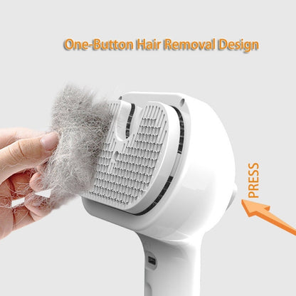 Pet Comb Self Cleaning Pets Hair Remover Brush For Dogs Grooming Tools Dematting Comb Built-in Mist Humidifier Pet Products - X2-Shopping