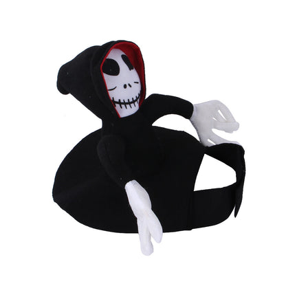 NEW Funny Pet Halloween Costume Halloween Pet Decoration Dress Up Pet Cosplay Costume Halloween Pet Clothes Spider Pumpkin Vest - X2-Shopping