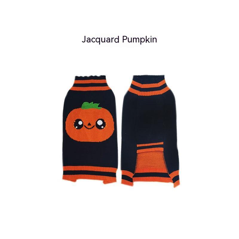 Halloween Dog Sweaters Pet Costume Teddy Warm Leisure Sweater Cosplay Clothes For Dogs Pets Outfits - X2-Shopping
