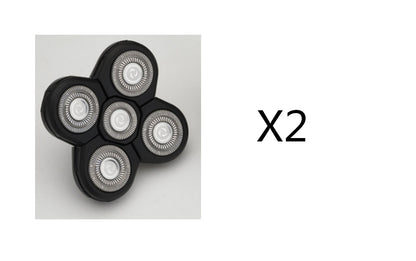 5-in-1-Multifunktions-Elektrorasierer mit 5 Klingen für Männer, rasierter Kopf, wiederaufladbare Rasiermaschine, Bart- und Nasenhaarschneider