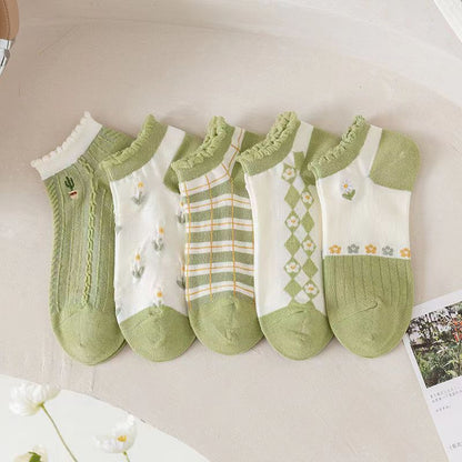 Women's Autumn And Winter Style Low-top Spring And Autumn Socks