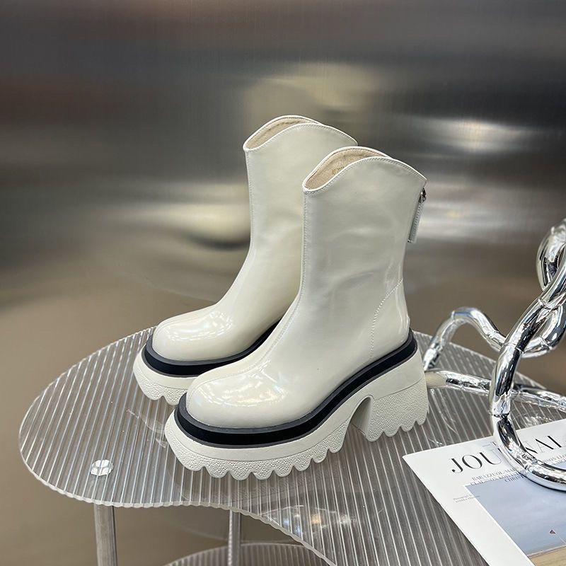 Women's Thin Thick Heel Medium Boots