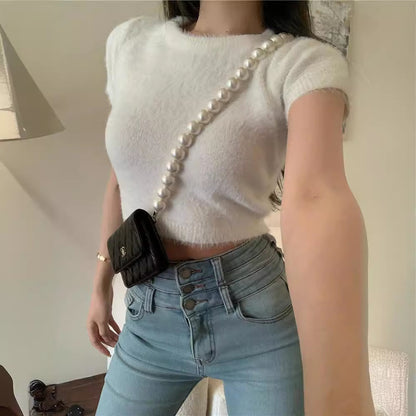 Short Sleeve Slim Fit Inner Wear Bottoming Shirt - X2-Shopping