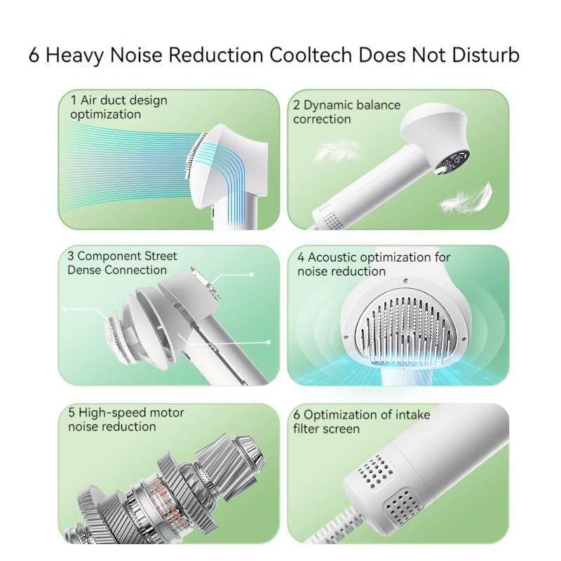 Smart Pet Hair Dryer Dog Golden Retriever Cat Grooming Hairdressing Blow & Comb Silent No Harm Pet Cleaning Supplies Pet Products - X2-Shopping