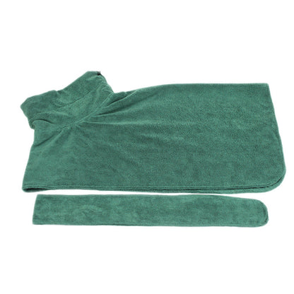 Absorbent Pet Bathrobe With Waist-wrapped Microfiber - X2-Shopping