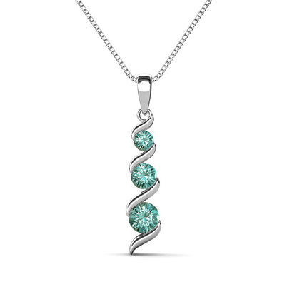 Diamond Stud All-match S925 Silver Earrings Necklace Suit