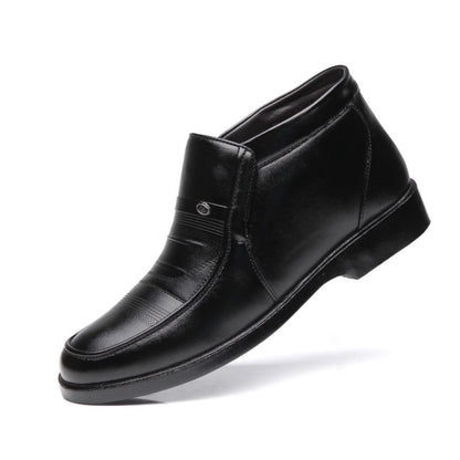 Men's Warm And Velvet Thickened High-top Casual Non-slip Thick-soled Cotton Shoes