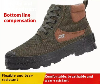 Atmungsaktive Herren-Segeltuchschuhe für Frühling und Herbst