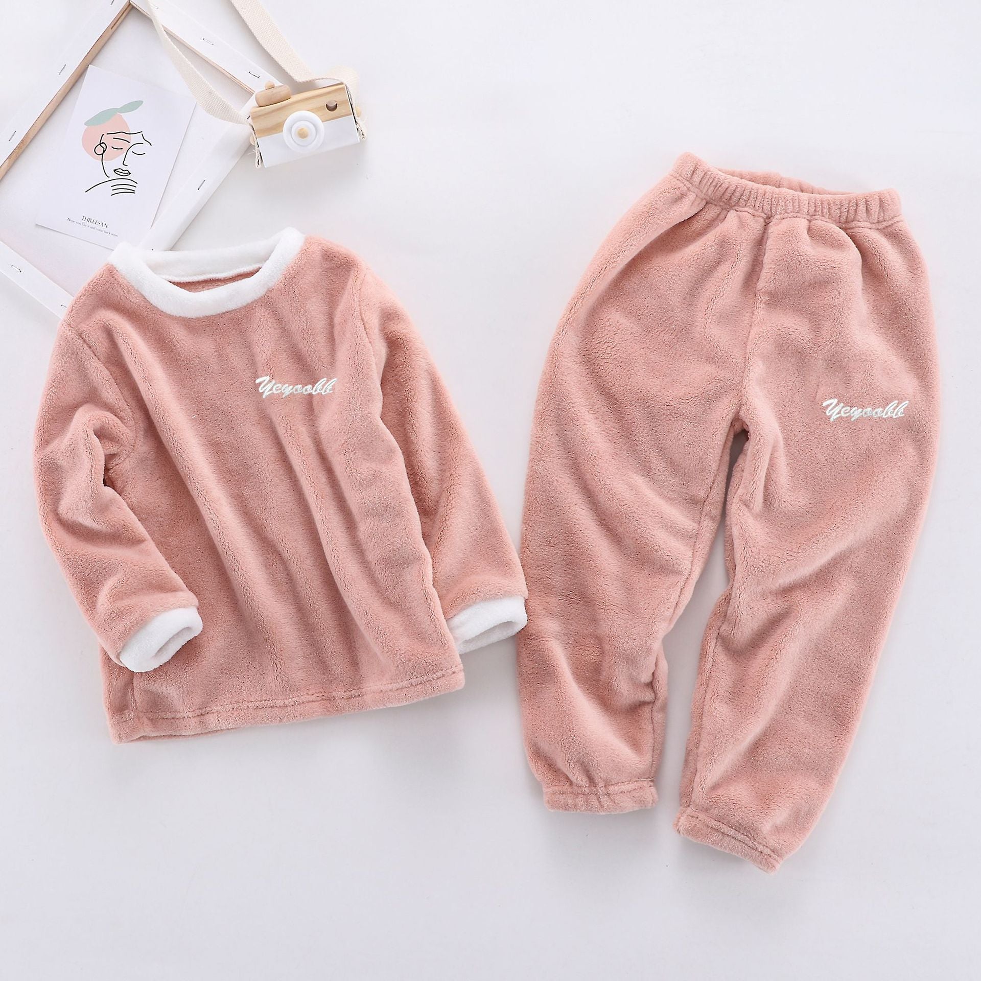 Children's Suits Autumn And Winter Velvet Men And Women - X2-Shopping
