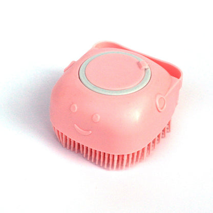 Silicone Dog Bath Massage Gloves Brush Pet Cat Bathroom Cleaning Tool Comb Brush For Dog Can Pour Shampoo Dog Grooming Supplies - X2-Shopping
