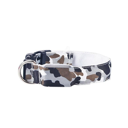 Camouflage pet supplies luminous dog collar - X2-Shopping