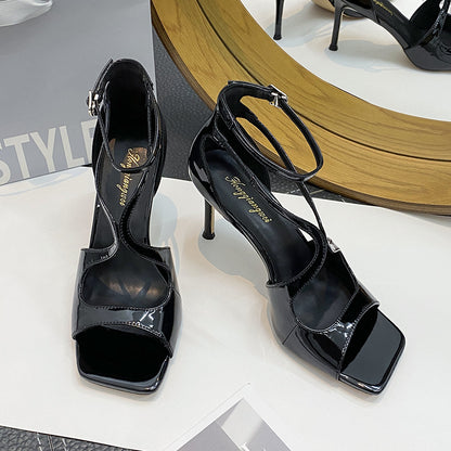 Nude High Heels Summer New French Sexy Not Tired Feet