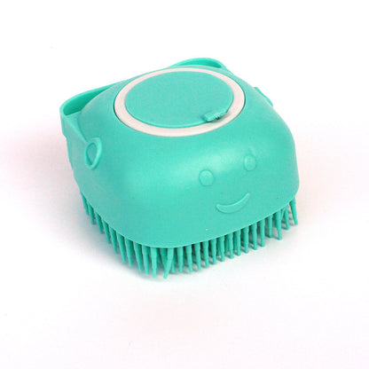 Silicone Dog Bath Massage Gloves Brush Pet Cat Bathroom Cleaning Tool Comb Brush For Dog Can Pour Shampoo Dog Grooming Supplies - X2-Shopping