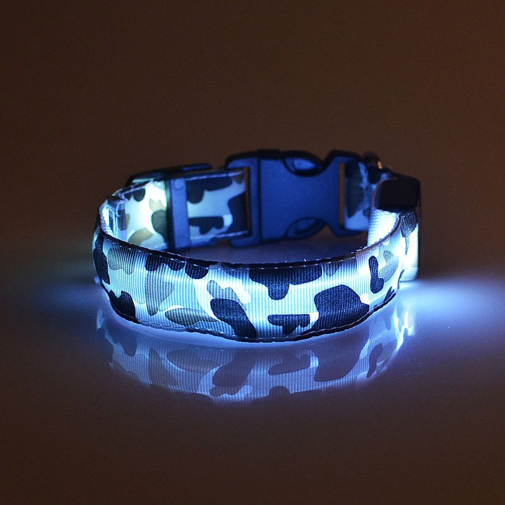 Camouflage pet supplies luminous dog collar - X2-Shopping