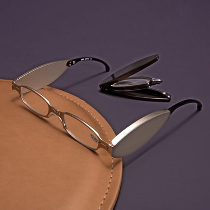 Easy To Carry Anti-pressure Anti-fall Folding Pocket Presbyopic Glasses Men