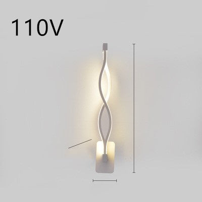 Led wand lampe nordic minimalistischen schlafzimmer nacht lampe