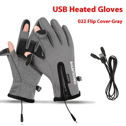 USB Elektrische Heizung Heizung Handschuhe Winter Im Freien Sport Skifahren Warme