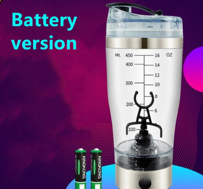 خلاط كهربائي لخلط البروتين وزجاجة مزج USB وخلاط قهوة وغلاية وكوب مزج كهربائي رياضي ولياقة بدنية