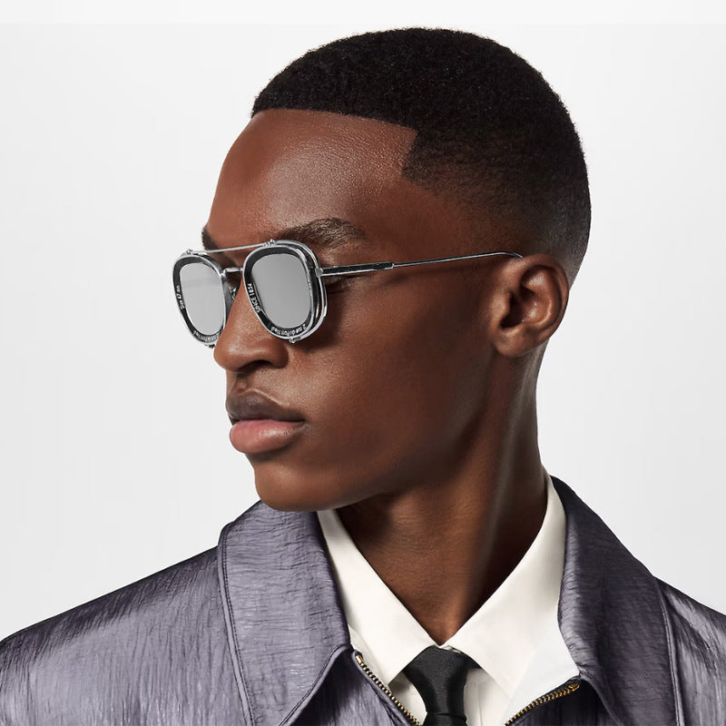 Fashion Oval Retro High Sunglasses