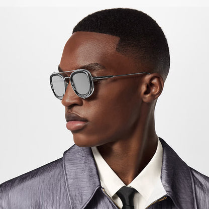 Fashion Oval Retro High Sunglasses
