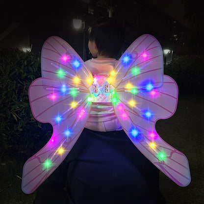 Kinder Elektrische Schmetterling Leuchtende Flügel Spielzeug Mädchen