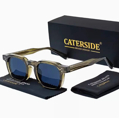 Punk Men Sunglasses Small Frame Square Perso