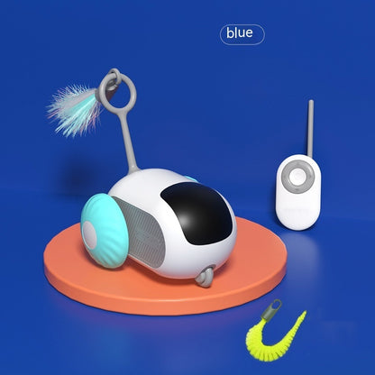 Remote Control Interactive Cat Car Toy USB Charging Chasing Automatic Self-moving Remote Smart Control Car Interactive Cat Toy Pet Products - X2-Shopping