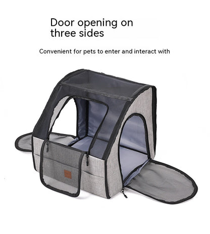 Pet Car Supplies Dog Dog Cage Nest Go Out Portable - X2-Shopping