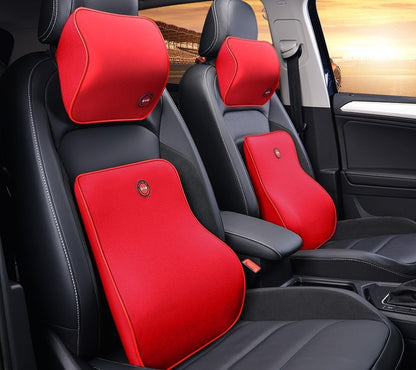 Auto Kopfstütze Nackenschutz Rückenlehne Autositz Kissen Lendenkissen Memory Foam